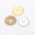 Zinc Alloy Gear Charm Pendant No.352264 for DIY Necklace Bracelet Jewelry Making view 5