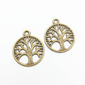 Zinc Alloy Tree Of Life Charm Pendant No.518312 for DIY Necklace Bracelet Jewelry Making view 2