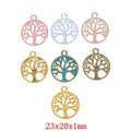 Zinc Alloy Tree Of Life Charm Pendant No.518312 for DIY Necklace Bracelet Jewelry Making view 1