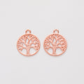 Zinc Alloy Tree Of Life Charm Pendant No.518312 for DIY Necklace Bracelet Jewelry Making view 4