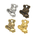 Zinc Alloy Rabbit Charm Pendant No.389231 for DIY Necklace Bracelet Jewelry Making view 5