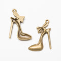 Zinc Alloy High Heel Charm Pendant No.529270 for DIY Necklace Bracelet Jewelry Making view 2