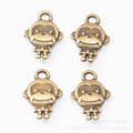 Zinc Alloy Monkey Charm Pendant No.196360 for DIY Necklace Bracelet Jewelry Making view 2