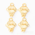 Zinc Alloy Monkey Charm Pendant No.196360 for DIY Necklace Bracelet Jewelry Making view 3