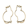 Zinc Alloy Cat Charm Pendant No.752903 for DIY Necklace Bracelet Jewelry Making view 2