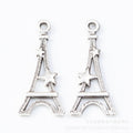 Zinc Alloy Eiffel Tower Charm Pendant No.994957 for DIY Necklace Bracelet Jewelry Making view 3