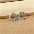 Zinc Alloy Circle Ring Charm Pendant for DIY Necklace Bracelet Jewelry Making view 5
