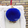 Royal-Blue Plain-Pom