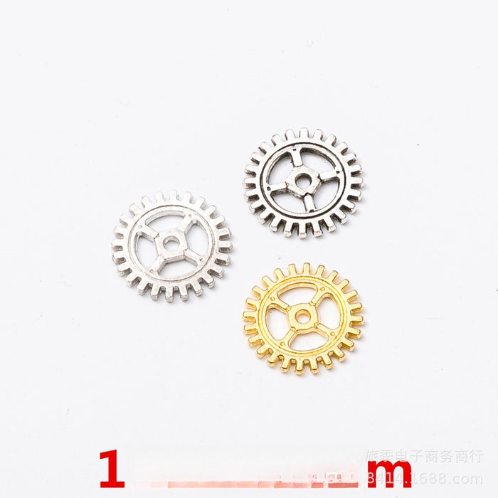 Zinc Alloy Gear Charm Pendant No.841689 for DIY Necklace Bracelet Jewelry Making