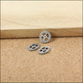 Zinc Alloy Gear Charm Pendant No.841689 for DIY Necklace Bracelet Jewelry Making view 3
