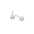 Elegant Korean Style Round Pearl Studs Minimalist Alloy Needle Trendy Fashion Women Earrings view 5