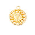 Zinc Alloy Smiling Sun Charm Pendant for DIY Necklace Bracelet Jewelry Making view 3