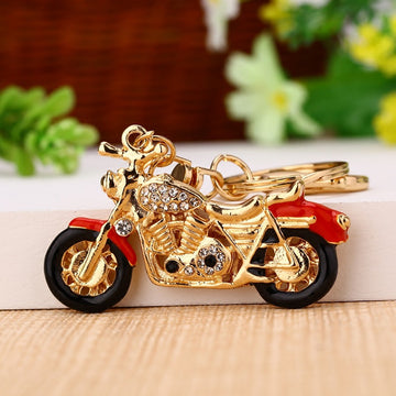 Motorcycle, Scooter and Beetle Car Keychains in Twelve Pictured Designs