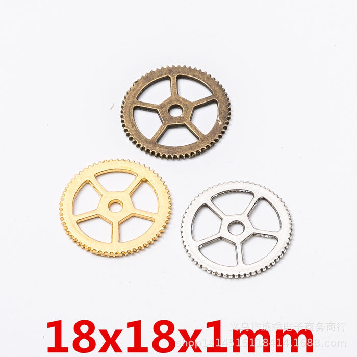 Zinc Alloy Gear Charm Pendant No.146690 for DIY Necklace Bracelet Jewelry Making