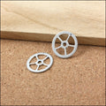 Zinc Alloy Gear Charm Pendant No.146690 for DIY Necklace Bracelet Jewelry Making view 3