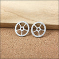 Zinc Alloy Gear Charm Pendant No.146690 for DIY Necklace Bracelet Jewelry Making view 2