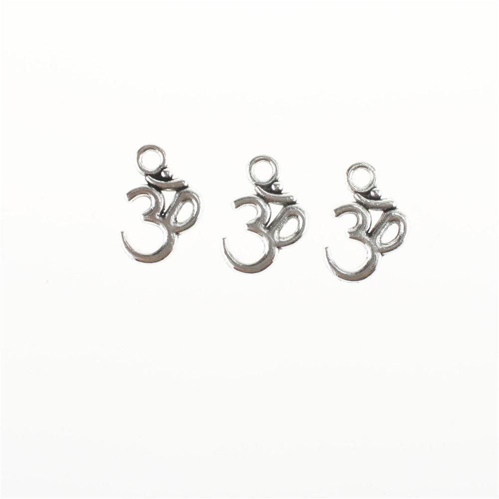 3D Alloy Tail Chain Charm Pendant for DIY Jewelry