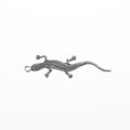 Long Lizard Pendant Alloy Charms in Three Metal Finishes view 3