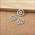 Zinc Alloy Gear Charm Pendant No.173401 for DIY Necklace Bracelet Jewelry Making view 3