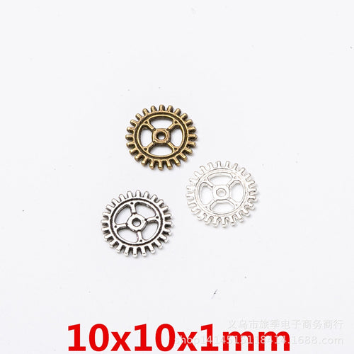 Zinc Alloy Gear Charm Pendant No.221497 for DIY Necklace Bracelet Jewelry Making