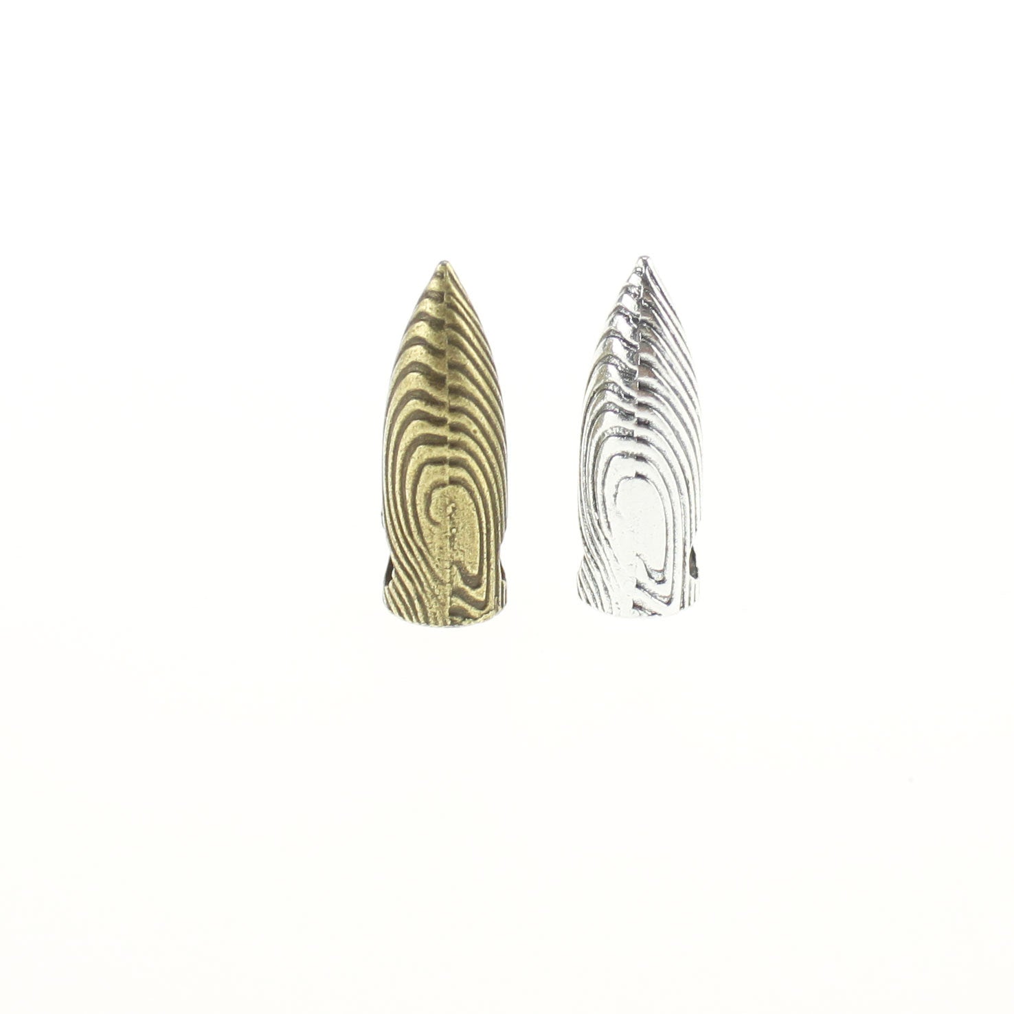 Large Hole Bullet Head Alloy Charm Pendant
