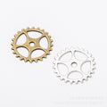 Zinc Alloy Gear Charm Pendant No.108527 for DIY Necklace Bracelet Jewelry Making view 5