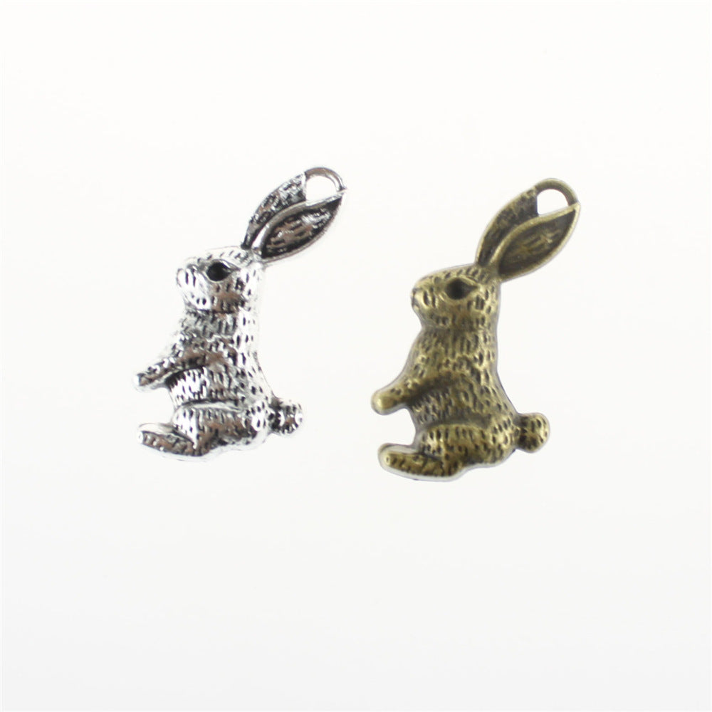 30x16mm Rabbit Alloy Charm Pendant