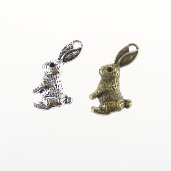 30x16mm Rabbit Alloy Charm Pendant