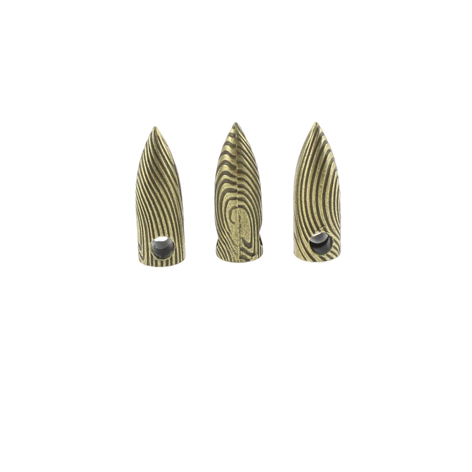 Large Hole Bullet Head Alloy Charm Pendant