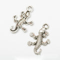 Lizard and Gecko Metal Charms in Five Antique Variants view 8