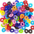 Spiral Telephone Cord Hair Elastic Bands in Two Assortments view 5