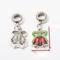 Red Christmas Large Hole Bead Charms in 10 Styles for Jewelry Making view 11