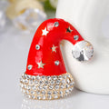 Red Silver Tone Flower Enamel Metal Necklace Statement Jewelry view 2