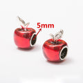 Red Christmas Large Hole Bead Charms in 10 Styles for Jewelry Making view 9
