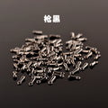 Mini Teardrop Metal End Charms in 5 Decorative Finishes view 8