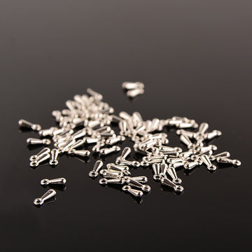 Mini Teardrop Metal End Charms in 5 Decorative Finishes
