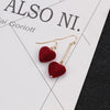 D Burgundy Hearts