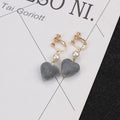 Twelve Velvet Heart and Pearl Look Clip-On Earring Designs view 9