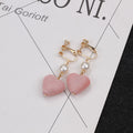 Twelve Velvet Heart and Pearl Look Clip-On Earring Designs view 10