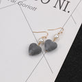 Velvet Heart Long Statement Stud Earrings in Twelve Styles view 12