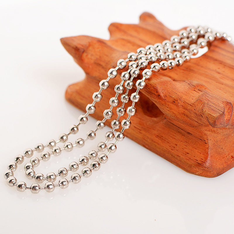 DIY Ball Chain Necklace and Tag Chain