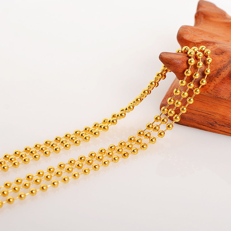 DIY Ball Chain Necklace and Tag Chain