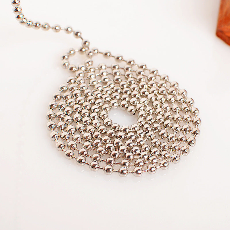 DIY Ball Chain Necklace and Tag Chain