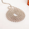 Metal Ball Chain in Multiple Widths, Materials and Finishes view 4