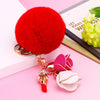 Fuchsia Flower-Lipstick Red-Pom