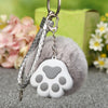 Gray Cat-Paw-Pom