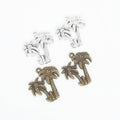 Vintage Palm Tree Charms in Multiple Finishes for Jewelry Making view 4