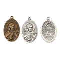 Saint Therese Medal in 2 Metal Finishes for Jewelry Making view 4