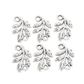 Leafy Branch Connector Vintage Metal Charm Pendant for Jewelry Making view 4