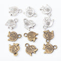 Tiny Elephant Charm in 2 Finishes for Jewelry Making view 4